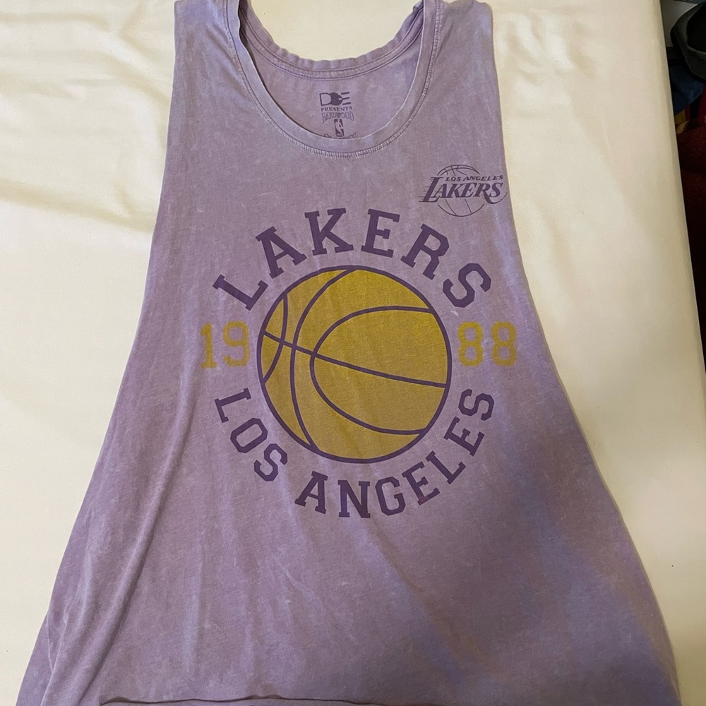 Classic Purple Graphic Tank Top LA Lakers